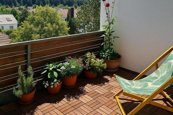 1,5-kamerappartement in penthousestijl met gezellig balkon