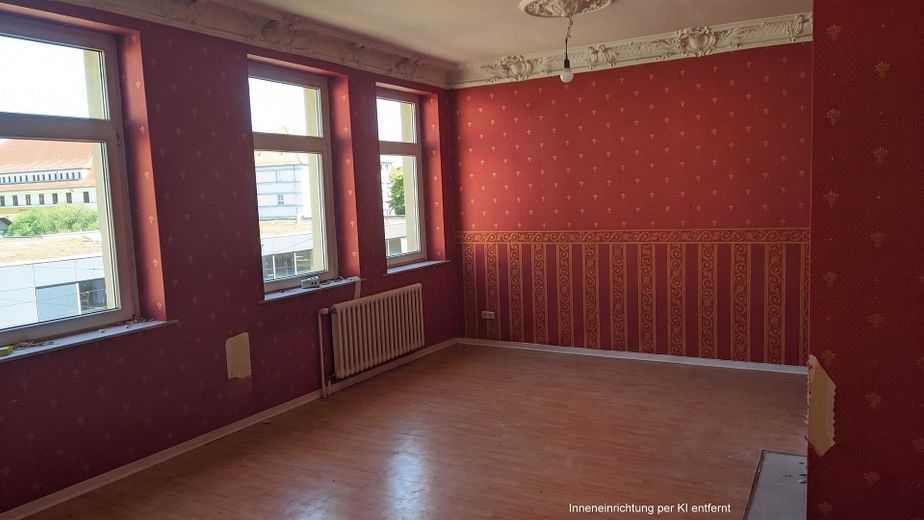 Storico edificio plurifamiliare con potenziale di sviluppo a Lipsia-Gohlis – Zimmer Etage II (KI gereinigt)