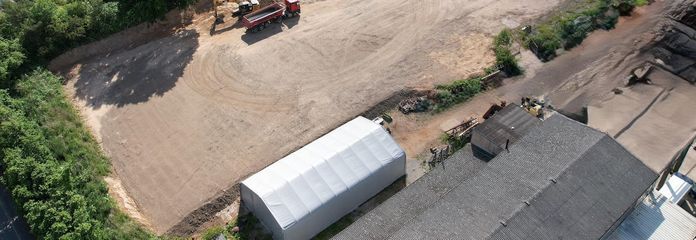 مساحة خارجية مكسوة بالحصى قرب Aschaffenburg / Rhein-Main – حتى 6.000 م²