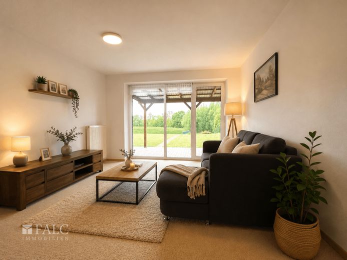 *** Ruhig &amp; naturnah - schönes Reihenmittelhaus mit Terrasse und gepflegtem Garten *** – Beispielbild Wohnzimmer EG