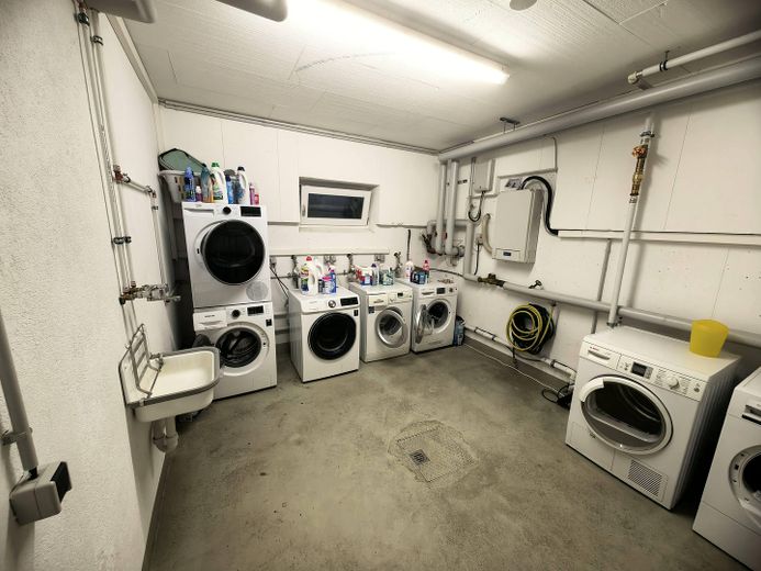 Moderno, senza barriere, esclusivo: fantastico appartamento di 4 locali a Pattonville – Waschküche für 4 Familien