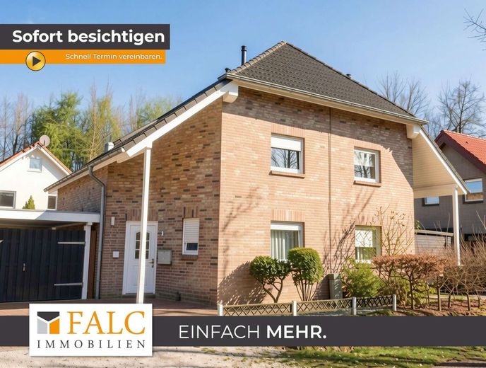 Ihr neues Zuhause: Moderne Doppelhaushälfte mit Wohlfühlgarantie – Außenansicht