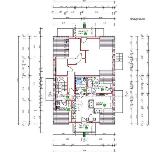 Modernes Wohnen in Nottuln/Appelhülsen - Neubau-/ Sanierungsprojekt - Dachgeschoss - Nr.5 – Haus 17 Dachgeschoss