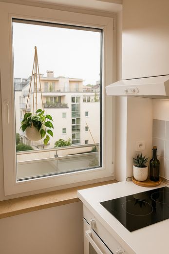 Blick aus Küchenfenster