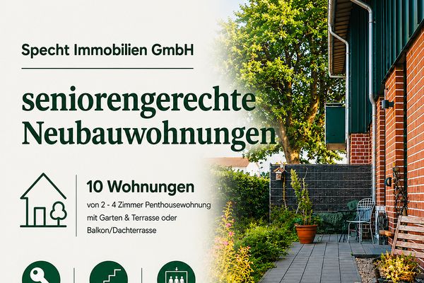 Erstbezug Neubau: Penthouse, 4 Zimmer Wohnung 112 m² Dachterrasse Einbauküche in Neumünster Gadeland