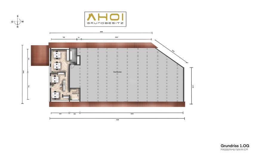 Freshly renovated! 885m² Elegant & Attractive commission-free commercial space in Winsen (Luhe) – Grundriss Obergeschoss