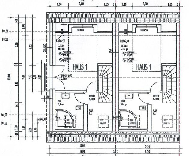 DG mit z.B. Büro & Bad