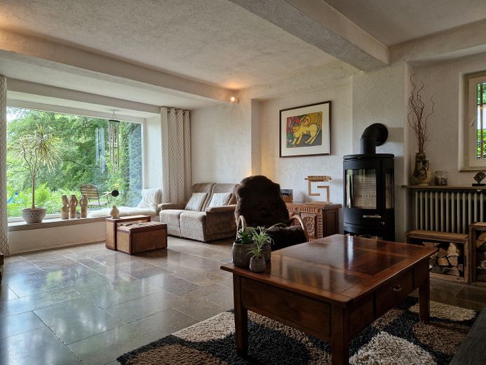 Landhaus am Rande des Nationalparks Hunsrück-Hochwald – Kaminzimmer