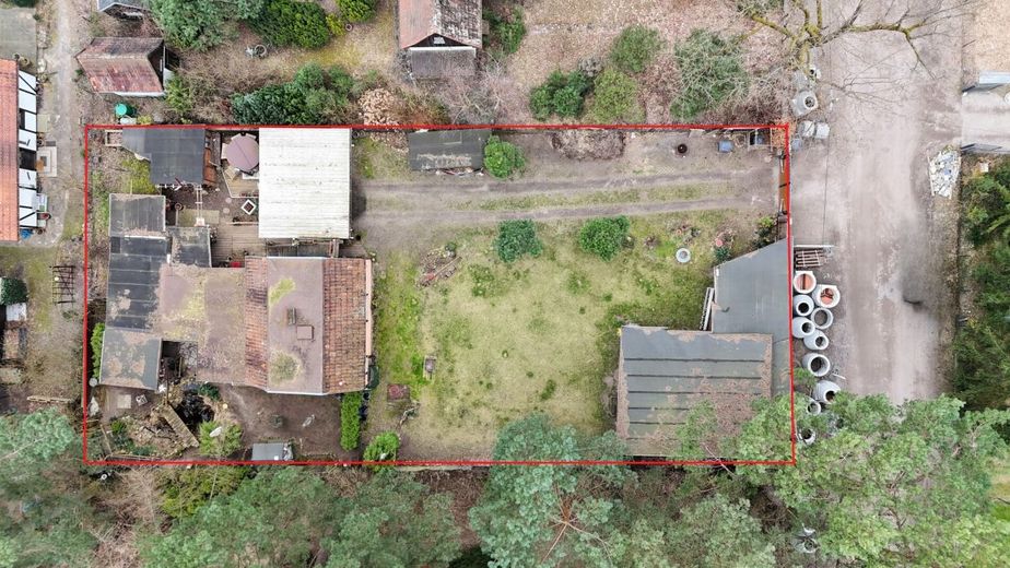 Bauträgerfrei!! Wohnen in Grünheide Finkenstein – Luftbild