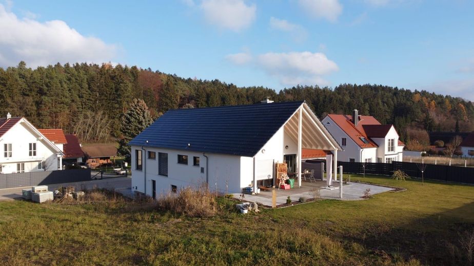 Haus, Rückansicht, 2018