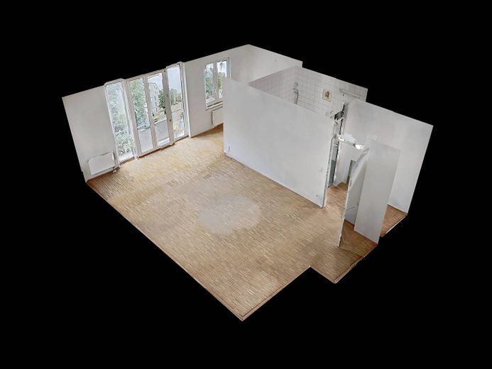 ** Accogliente appartamento con 1 camera a Lipsia ** – 3D-Ansicht Grundriss