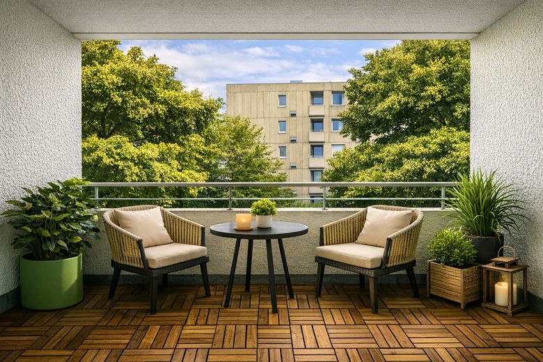 🏡 Zuhause mit Zukunft – provisionsfreie 2‑Zimmer‑Wohnung mit Balkon & nachhaltiger Sanierung (Frankfurt‑Nordweststadt) – Foto 3