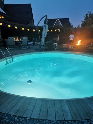 Senza provvigione da privato: elegante casa unifamiliare in stile Sylt a Laer (Münsterland) – Grillabend am Pool