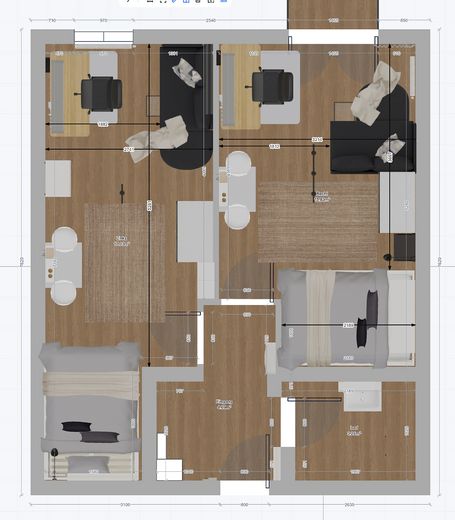 Übersicht der Wohnung