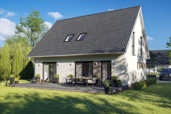 Casa unifamiliare moderna di Elbe-Haus® a Lipsia-Mockau