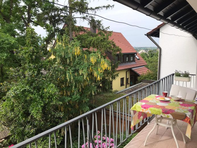 Süd-Balkon (Küchenbalkon)