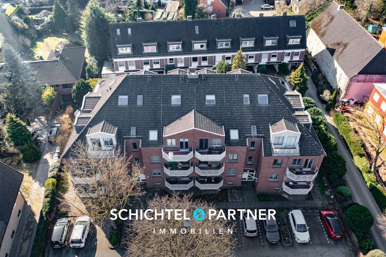 Ellenerbrok-Schevemoor | Maisonettewohnung 4-Zimmer mit jungem Baujahr – S&amp;P | Luftansicht