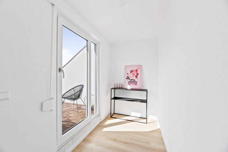 Büroecke + Balkon