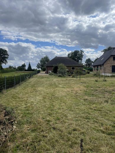 Blick vom Garten auf`s Haus