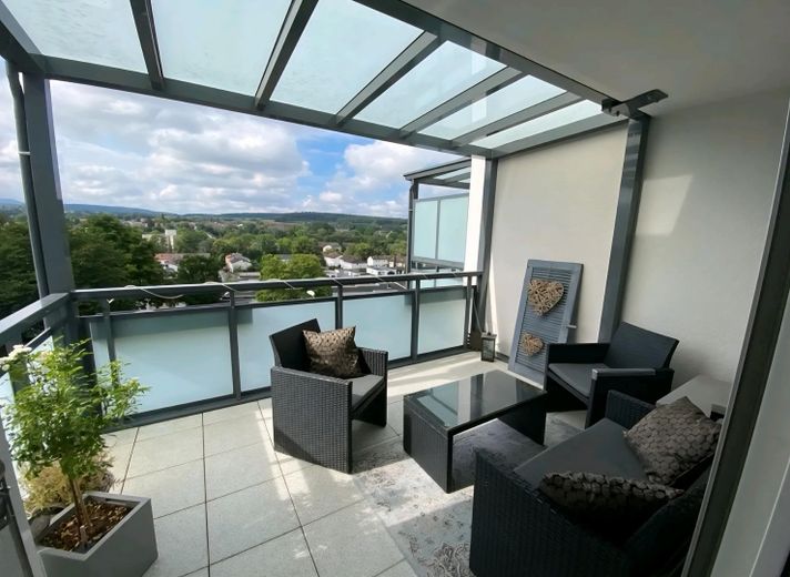 Balkon mit Aussicht