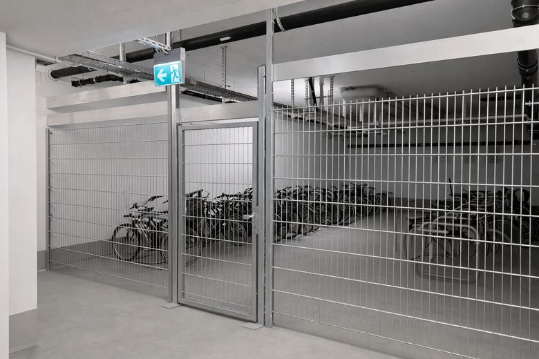 Verschlossener Fahrradkeller