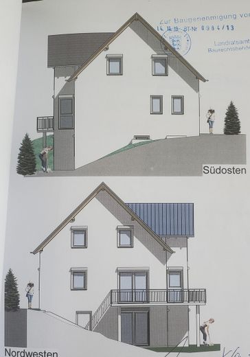 Modernes, zukunftsicheres Effizienzhaus - Wohnen, Arbeiten oder Vermieten - unverbaubare Aussicht – Schnitt 3