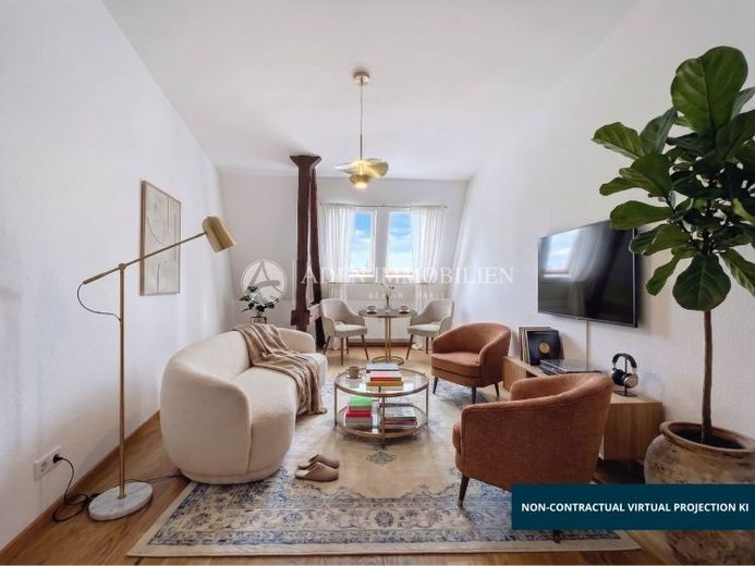 Attraktive Dachgeschosswohnung mit Sichtbalken im historischen Zentrum von Köpenick – Foto 1