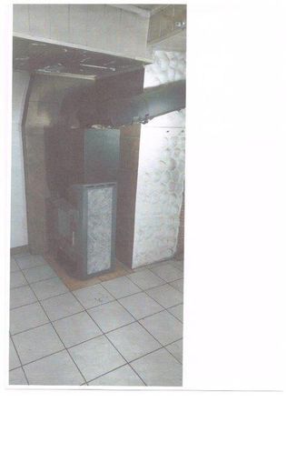 Kaminofen im Erdgeschoss