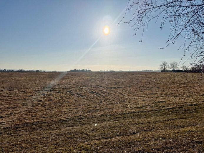 HORN IMMOBILIEN++ 15 km bis Neubrandenburg, schöne Doppelhaushälfte mit großen Grundstück &amp; 2 Garagen – Ausblick Garten