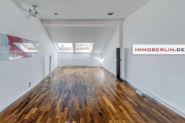 IMMOBERLIN.DE - शांत धूप वाली छत के साथ उत्कृष्ट अटारी अपार्टमेंट