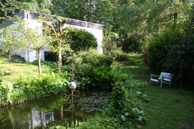 Garten Teich Bungalow