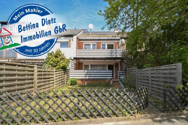 DIETZ: REDÜZIERT! Garage, bodrum ve bahçeli sıra orta ev, Dieburg'un sevilen bir konumunda!