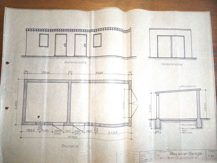 Grundriss Nebengebäude