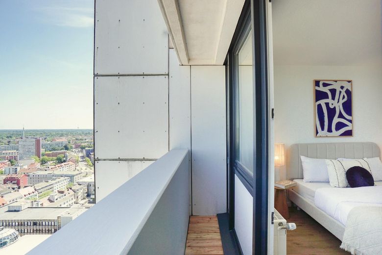 Ausblick aus dem Schlafzimmer