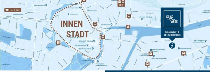Glaswerk Lage