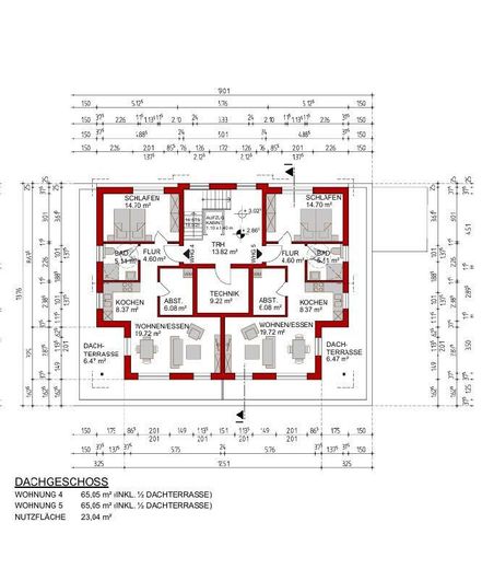 Grundriss (Wohnung 5)