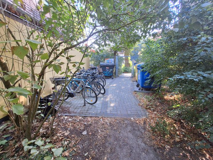 gesicherte Fahrradständer