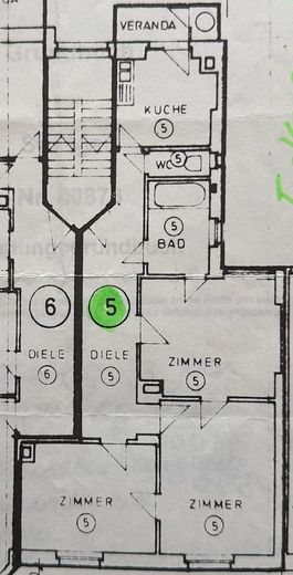 3-Zimmer Etagenwohung 1.550€ zur Miete im Stuttgarter Westen – Grundriss