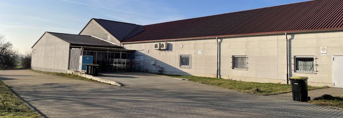 Blick hinter den Markt 