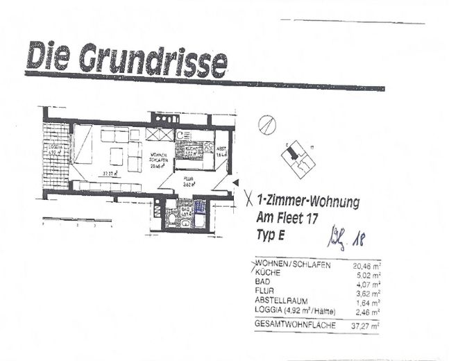 Der erste Schlüssel, der wirklich Dir gehört: Sanierte Wohnung mit Balkon – Grundriss