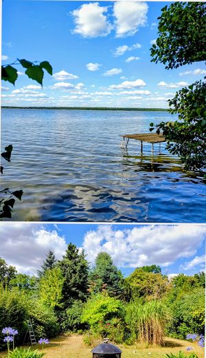 2 HÄUSER AM SEE: Stadtvilla+Cottage, Seezugang m. Bootssteg, Garten, Terrasse, Ferienwohnung – Impressionen