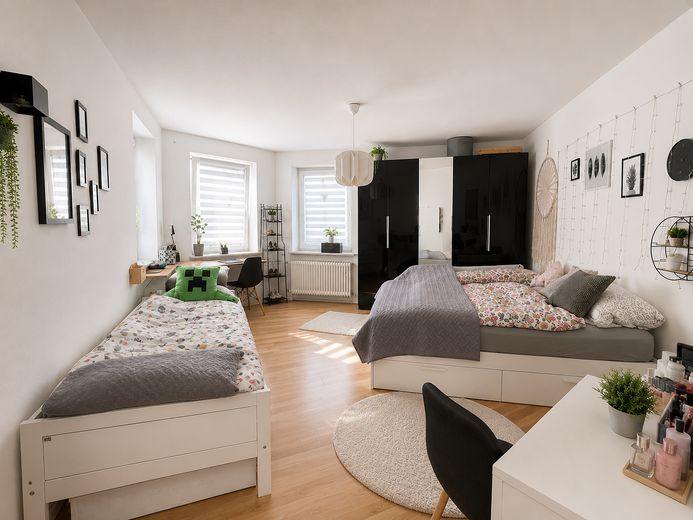 Helle 3,5-Zimmer-Wohnung im 2. OG in Castrop-Rauxel – Schlafzimmer