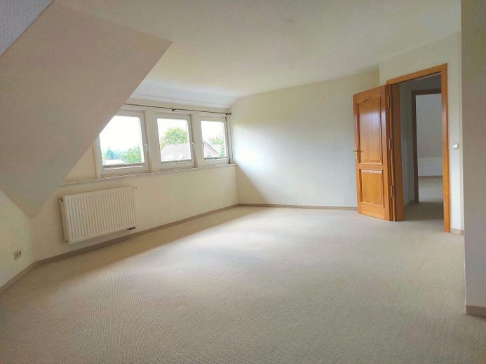 Schlafzimmer mit Bad