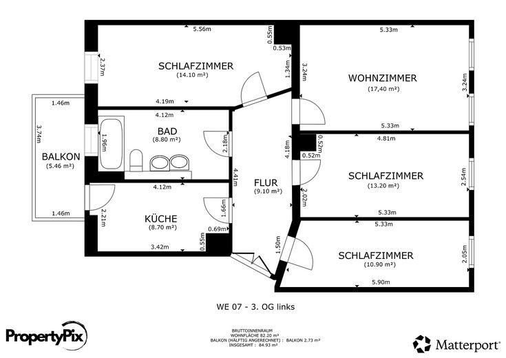 Plenty of space for everyday life: 4-room apartment in Leipzig – Foto 17