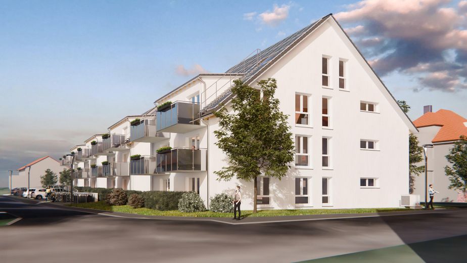 Großzügige 4,5-Zi.-Maisonette in Ergenzingen - Balkon, TG-Stellplatz & Wohnen auf 2 Ebenen – Südost