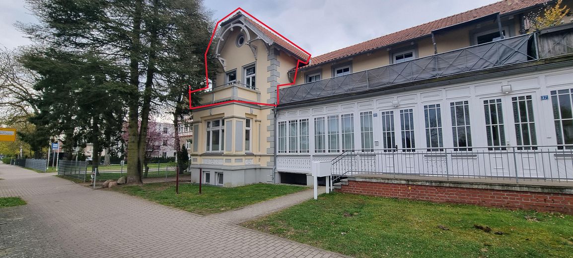 Wohnung markiert
