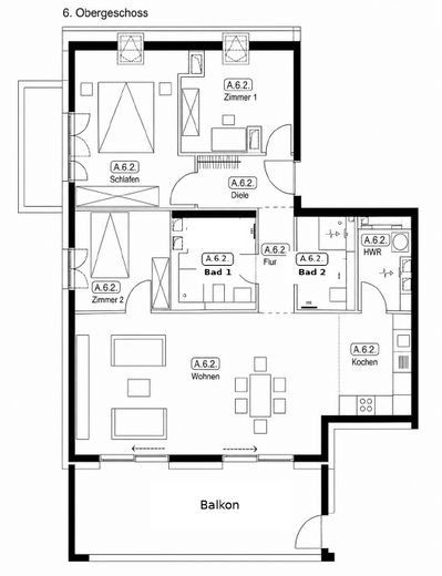 Luxus-Penthouse mit Skyline Blick – Foto 18