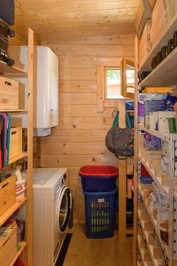Mobilhome - Holzbohlenhaus 91qm Wohnfläche auf einer Ebene – Foto 11