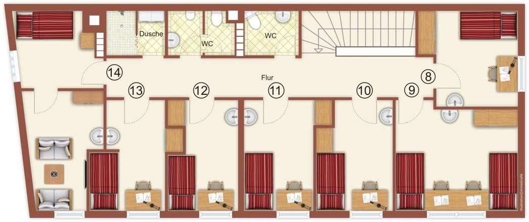 WÜ/Weingartenstraße - nur wenige Gehminuten zur Uni! – Foto 9
