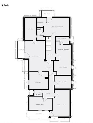Grundriss DG-Wohnung